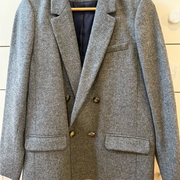 Sézane Christie double breasted wool blazer Size 10 - Picture 3 of 10